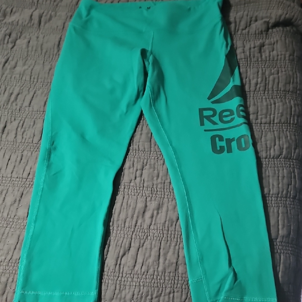 Reebok Green Workout Capri Leggings